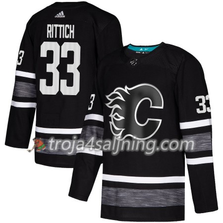 Calgary Flames tröja David Rittich 33 Svart 2019 All-Star Adidas Authentic - NHL Tröjor Herr Calgary Flames tröja David Rittich 33 Svart 2019 All-Star Adidas Authentic - NHL Tröjor Herr